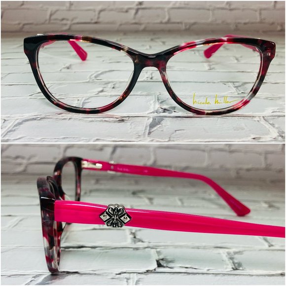 Nicole Miller Accessories - Nicole Miller Cat Eye Pink Tortoise Eyeglass NWOT
